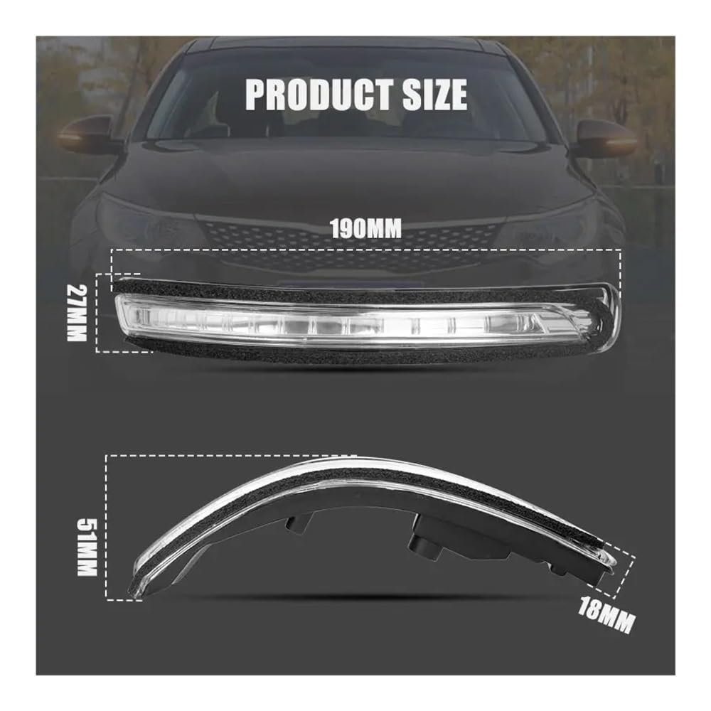 retrovisore Segnale svolta Light Per Auto LED Dinamico Indicatori Di Direzione