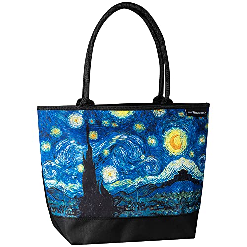 VON LILIENFELD Borsa Vincent van Gogh: Notte stellata Shopper Dimensioni 42 x 30 x 15 cm Borsa da spiaggia Ufficio