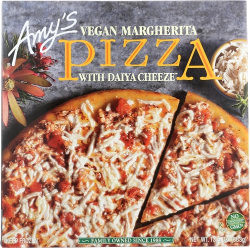 Amy's Frozen Cheeze (Vegan Cheese) Pizza, Hand Stretched Crust, Full Size