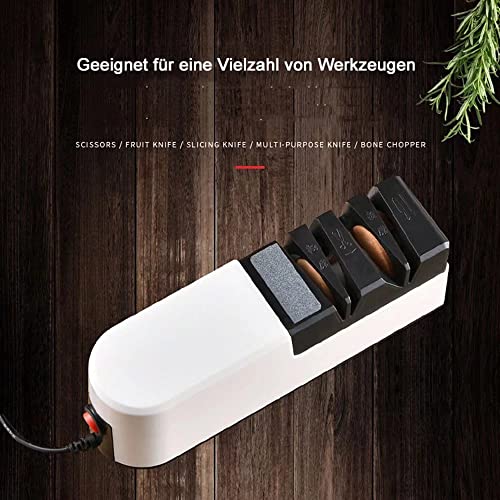 ZJYWAN Elektrischer Messerschleifer Profi Messerschärfer 2-in-1 Abziehstein für Alle Messer Grob Schleifen… – Bild 7