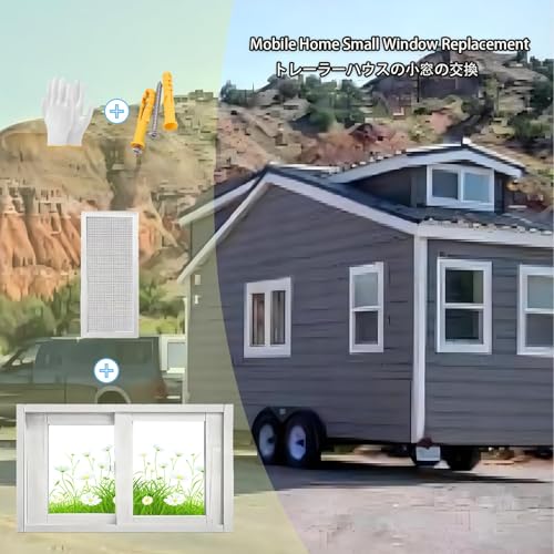 Ventana de aluminio resistente de 38 x 11 con vidrio templado de alta seguridad 5
