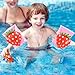 Yeory Kids Swimming Armbands Swimming Armband for Kid Inflatable Swimming Arm Band Cute Float Armband Swim Training Aid Aged 3-6 1Pair Strawberry