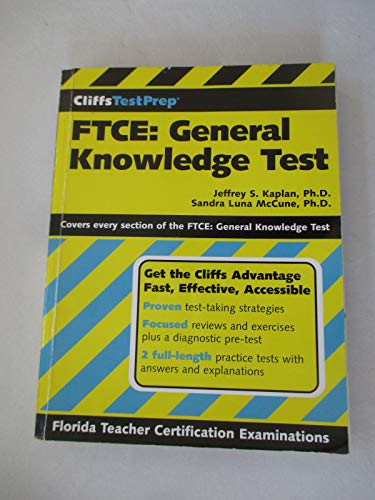 CliffsTestPrep® FTCE: General Knowledge Test (CliffsTestPrep S.) view 2