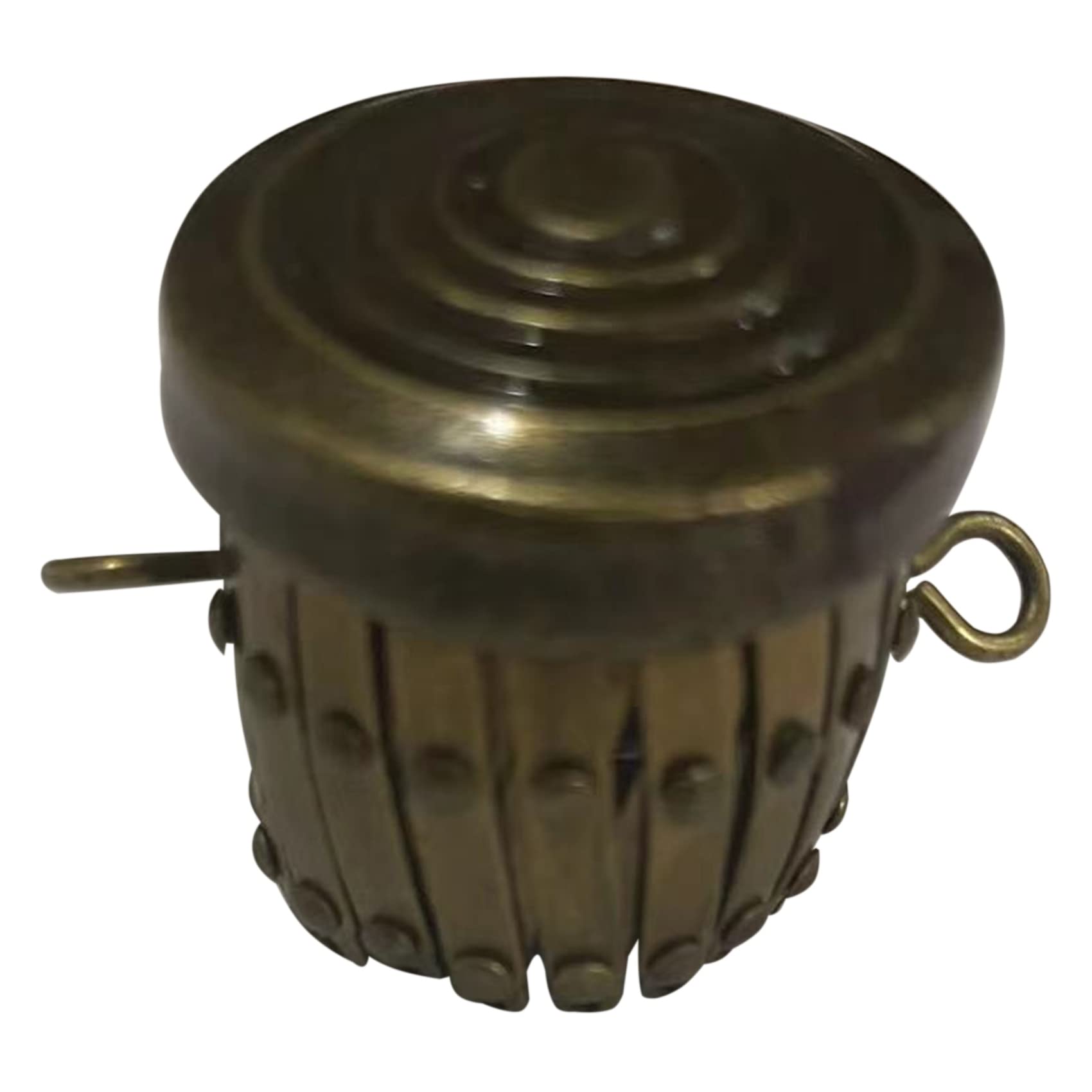 CTRLZS Round Finish Bags Hardware Purse Frame Parts Pen Bag Clutch Frame Clasp Coin Cylinder Purse Accessories(Bronze)
