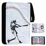 Card Binder 9 Pocket, Trading Card Binder with Sleeves, Collectible Trading Card Albums, Zipper Bind