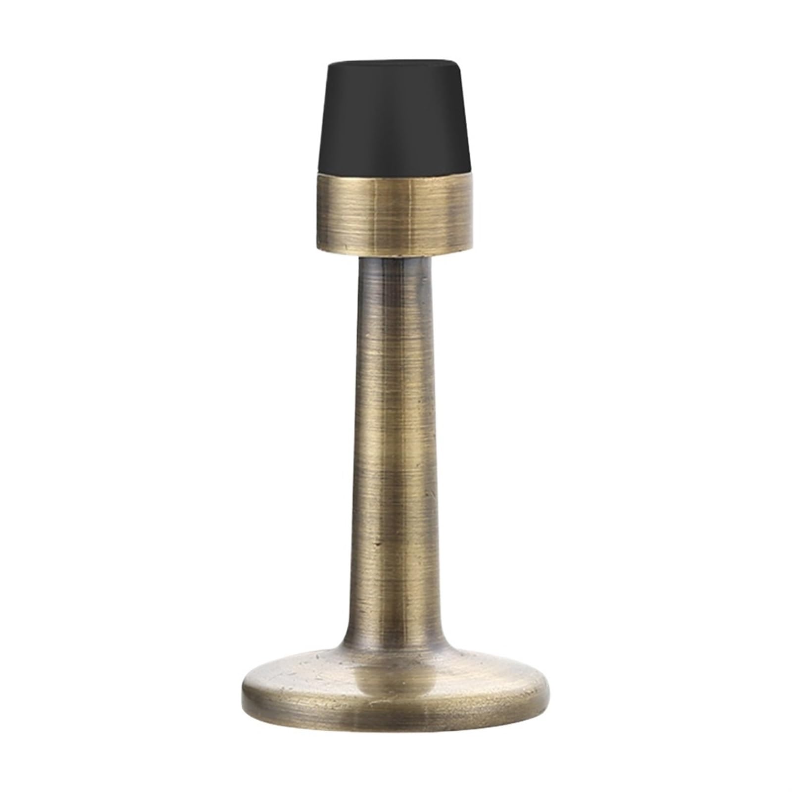 Tope de Puerta anticolisión, Almohadilla Protectora de Puerta, Protector de Pared de Goma, Acero Inoxidable, Resistente al Viento, for Puerta de Dormitorio y baño(Bronze)