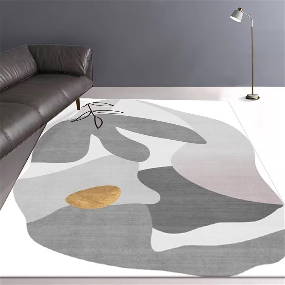 Tapis enfants gris design minimaliste pour studio et grande chambre