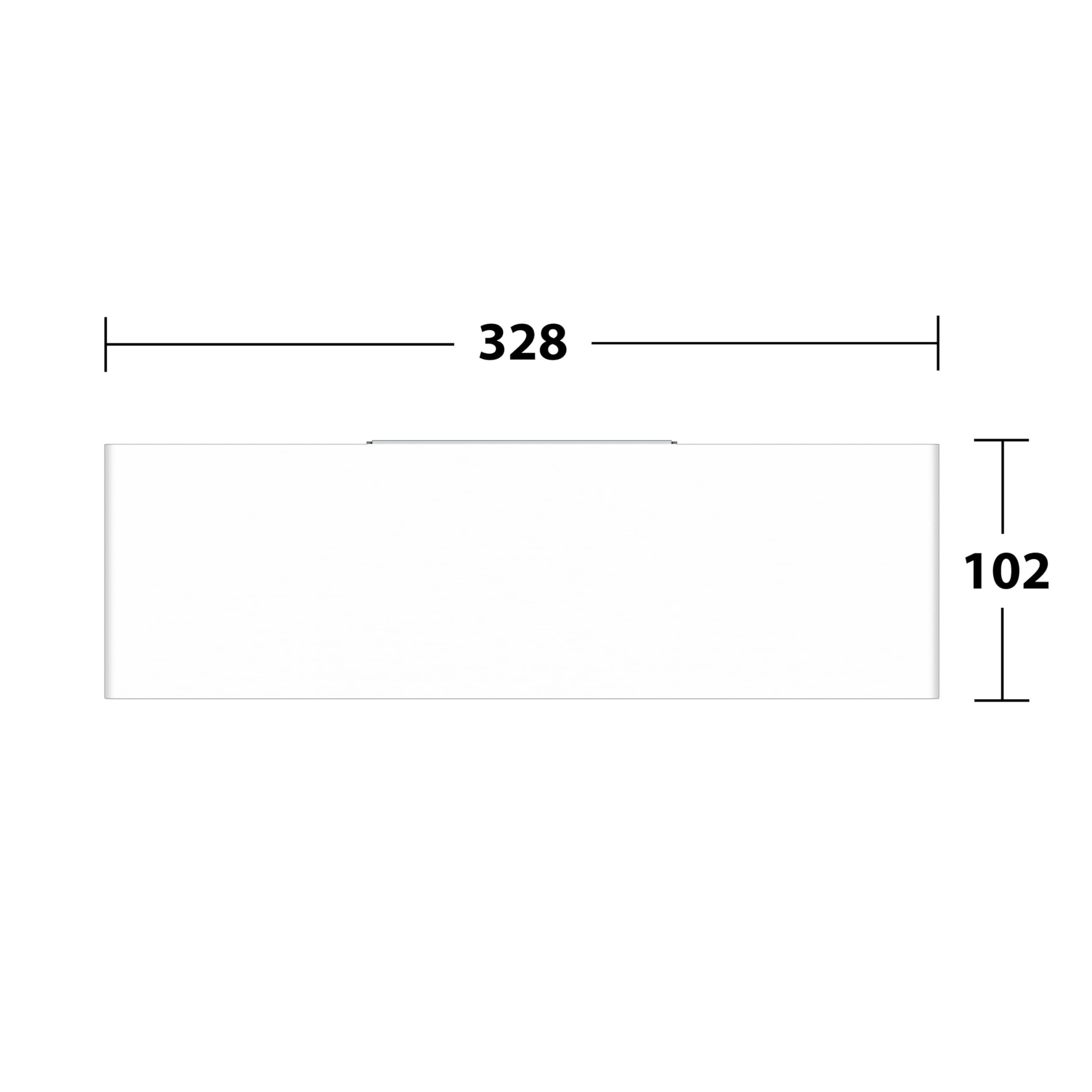 Keuco Rose półka prysznicowa 32,8 cm, bez wiercenia, białe matowe aluminium | Wyprodukowano w Niemczech, z zestawem do klejenia i przykręcania, regałem prysznicowym do klejenia lub przykręcania