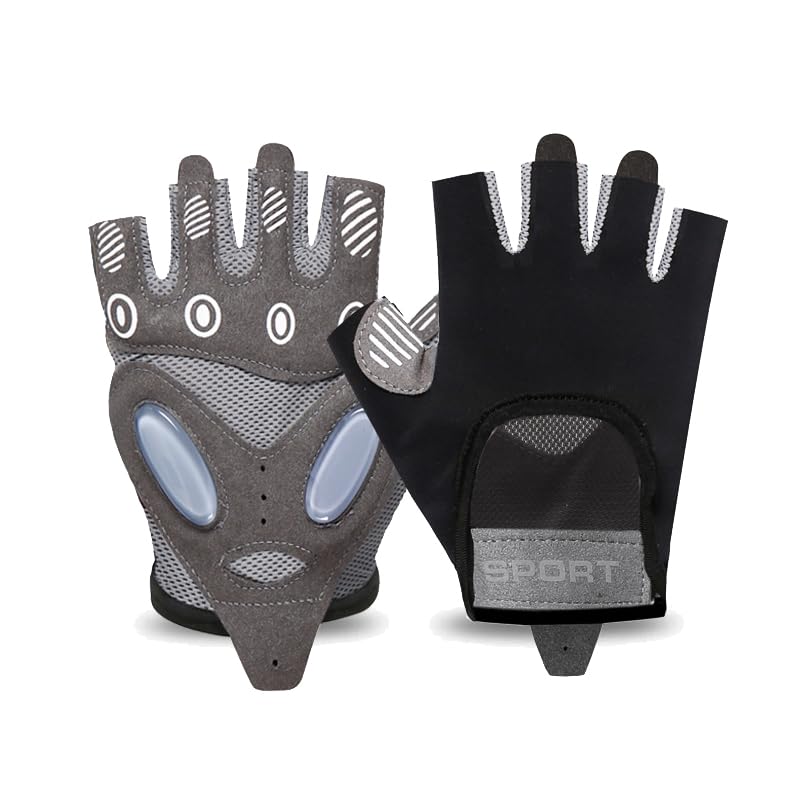 FGSS Workout Gloves for Men Women Exercise Gloves for Weight Lifting Fitness Cycling Gym Training with Grip Cushion Pads