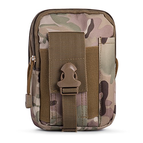 Ecigdiy Tactical Molle Bag Compact EDC Multi-Purpose Utility Gadget Belt Pouch with Mobile Phone Holster for iPhone 6/6S, Camping Hiking Outdoor Equipment - Image 8