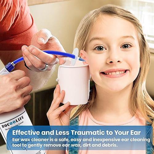 Bocoolife WYX-ZD21-IT12-14 Ear Wax Removal Kit, Ear Irrigation Flushing System Wax Cleaner Washer, Manual Ear Flush Ear Cleaning Kit, Flusher Safe Wash Effective Way Easy Washout Ear Buildup Wax thumb #4
