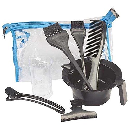 Preisvergleich Produktbild SIBEL Evolution 7-teiliges Friseur Haarfärbeset - Schwarz