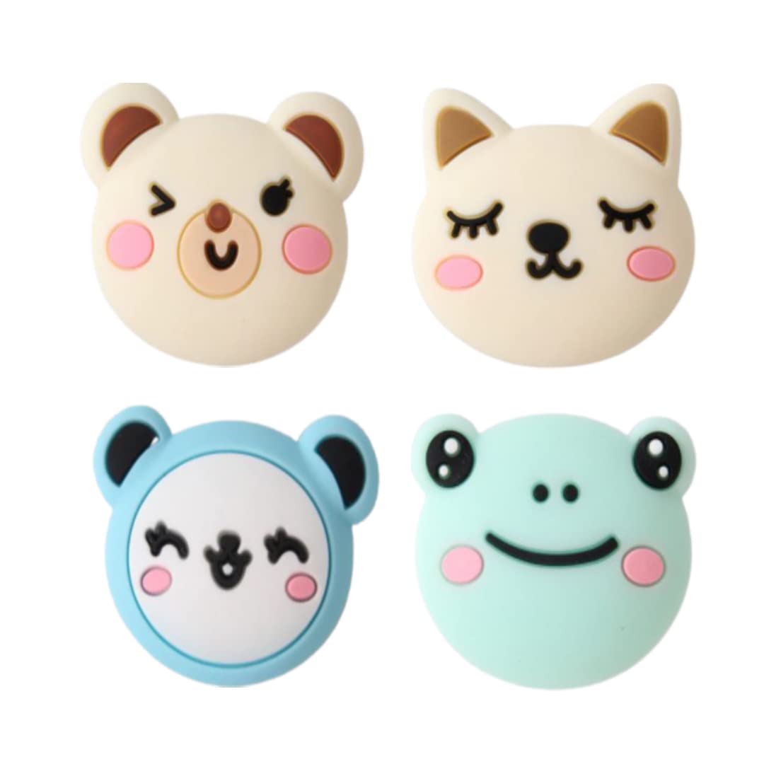 Silicon Wall Protectors Self Adhesive Door Handle Bumper Guard Stopper Rubber Stop Silencer Crash Pad for Home Office Doorstop Door Stopper-Set of 4 Pieces (Multicolor Cartoon) (B09MR77L7S) Amazon Price History, Amazon Price Tracker