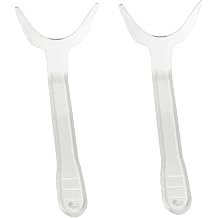 2 Pcs Large Dental Photography Retractors, Clear