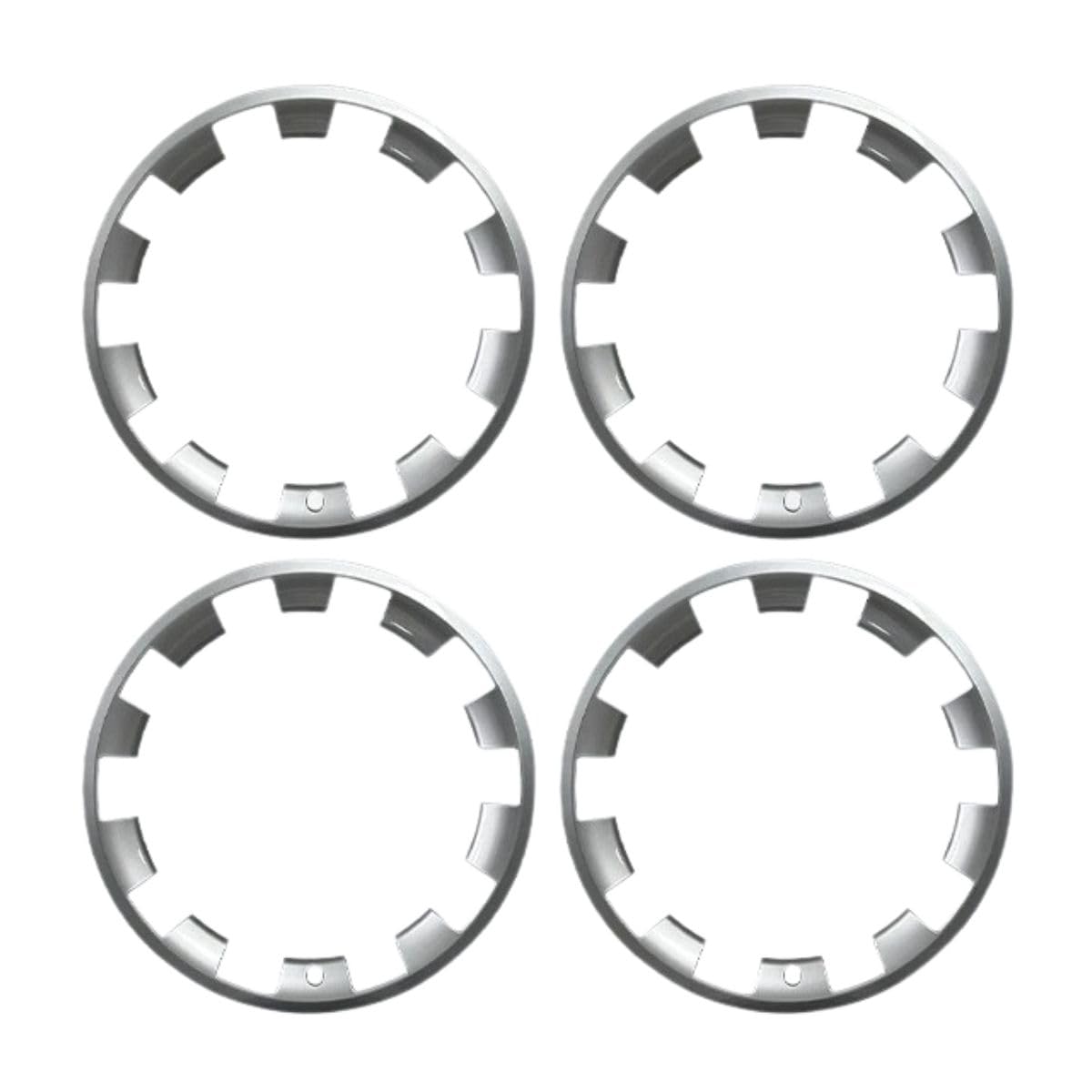 Protection de jante Tesla Model Y Juniper, 20 pouces, argent métallique, ensemble de 4 pièces pour jantes Helix