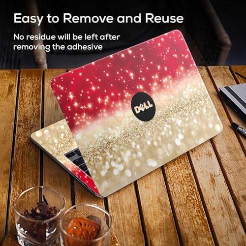 Image of Pattern D85 Full Body Vinyl Laptop Skin /Sticker /Cover Upto 15.6 Inches Laptops Laminated-Removable-HD Quality Compatible for -Dell (15x10 Inches)