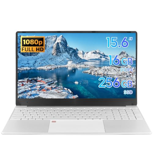Image of BINTEC 15.6 inch 16GB DDR4 512GB SSD Laptop Computer with Celeron N5095 Processor(Up to 2.9GHz), FHD 1920x1080 Display, Backlit Keyboard,Bluetooth 4.2, WiFi, Webcam, USB 3.0(Silver) (Inches, 15.6, Silver)