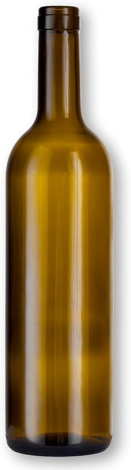 Green Garden 24 pz Bottiglie olio liquore marasca scura 750 ml con tappo e salvagoccia imbottigliamento
