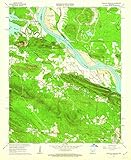 YellowMaps Pinnacle Mountain AR topo map, 1:24000 Scale, 7.5 X 7.5 Minute, Historical, 1961, Updated 1962, 26.8 x 22 in - Tyvek