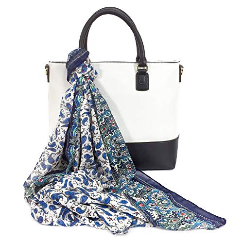 Chiffon Scarf for Women Lightweight Scarves Fashion Floral Print Scarfs Shawl For Lady Accessary Holiday Gifts3