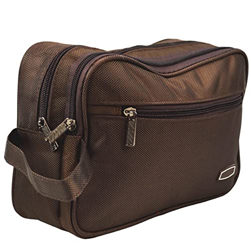 Nécessaire Masculina Frasqueira Viagem Academia Marrom CBRN20249 - Commerce Brasil