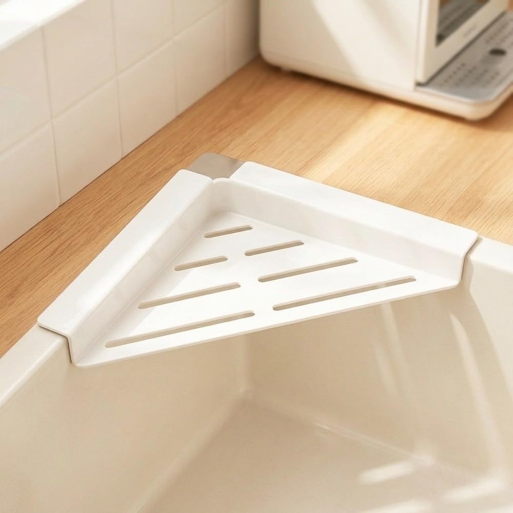 Escurridor Platos Triangular Ahorro Espacio Cocina Pequeña(Black)