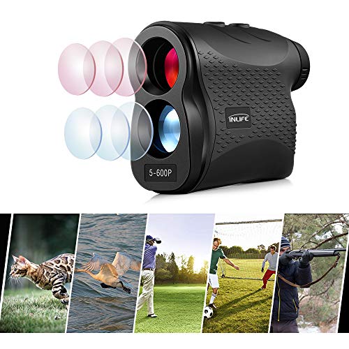 INLIFE Laser Rangefinder 656 Yard Distance Meter 6X Monocular Golf Range Finder with Slope, Flag-Lock, Height, Fog, Distance, Speed Measurement - Thumbnail 7