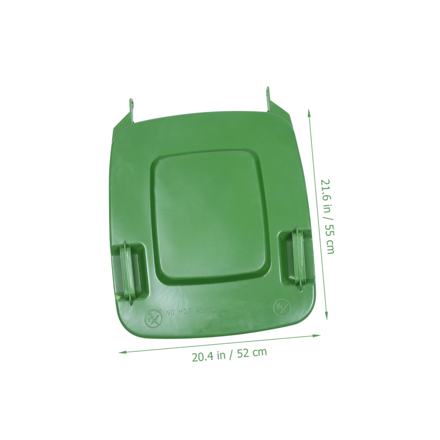 CIYODO 1Pc Plastic Trash Can Lid Replacement Lid for Waste Bin for Hospitals Parks Offices Public Spaces Compatible with Standard Trash Containers