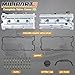 MILIPARTS Upgrade Aluminum Engine Valve Cover Set w/Gaskets Compatible with 2003-2008 Nissan 350Z Infiniti G35 FX35 M35 VQ35DE 3.5L V6 Replaces Parts 13264-AM600 13264-AM610 (Silver)