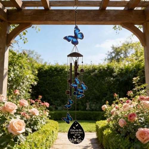 Carillon à vent extérieur résistant aux intempéries décor jardin - 7