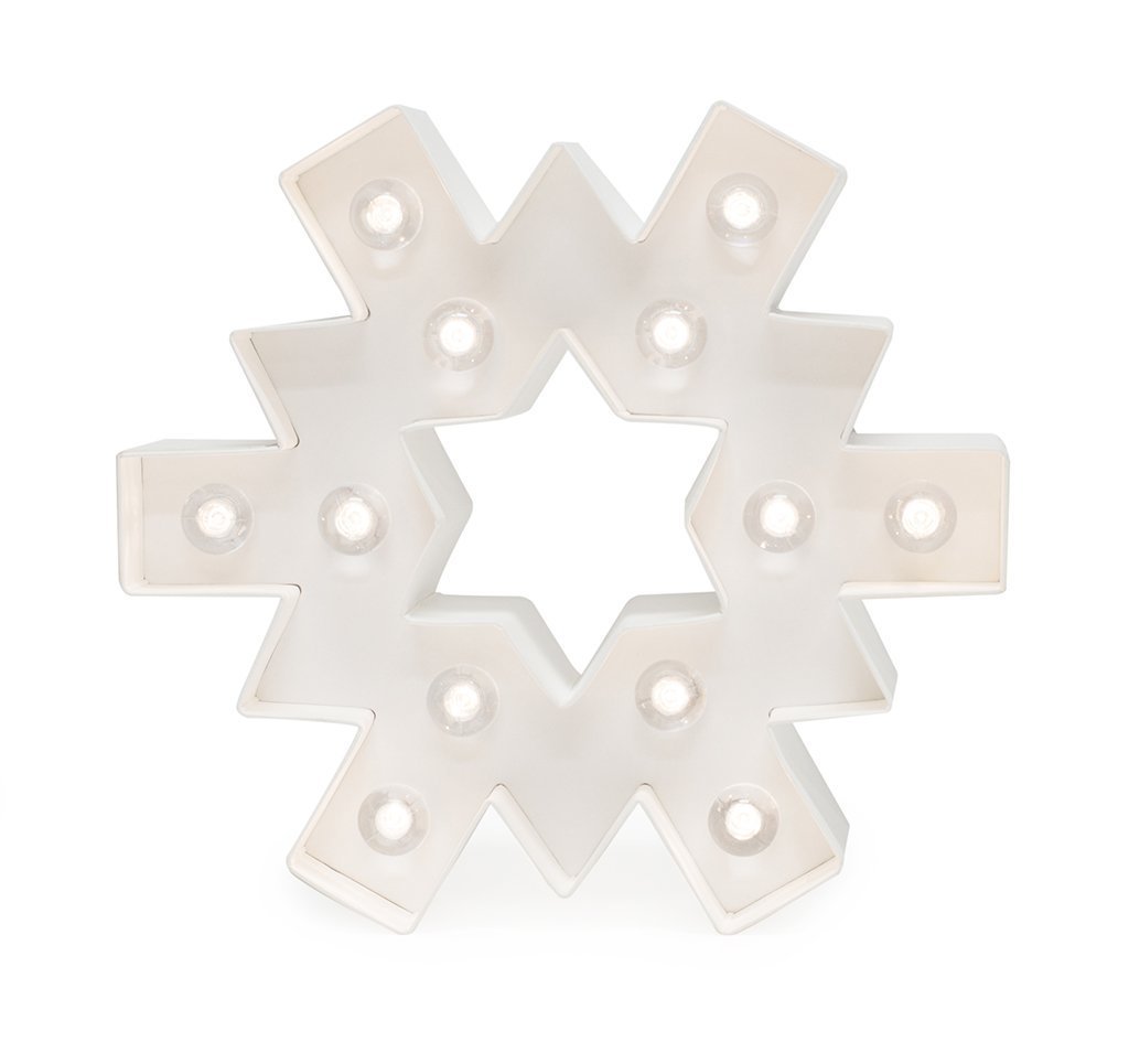 American Crafts Heidi Swapp Marquee Love Christmas Paper Shape-Snowflake 7.75-inch x 8-inch, Other, Multicoloured