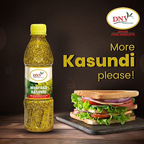 Image of DNV Natural Bengali Kasundi Mustard Sauce | Pack of 2-350 grams Each