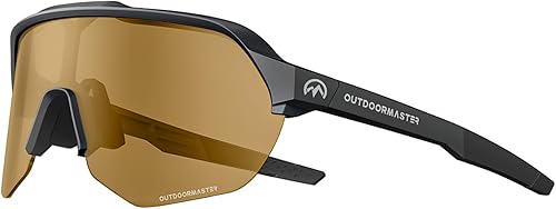 Miniatura 8 de OutdoorMaster Hawk - Lentes de sol deportivos HD para hombres, mujeres y jóvenes, UV400 TR90 para béisbol y correr