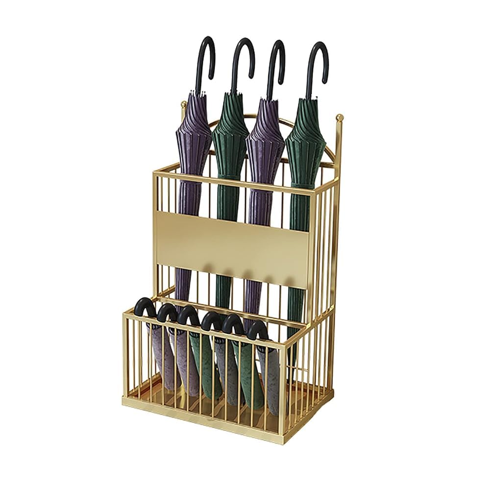 Gonmdopy D Umbrella Stan, Househol Umbrella Stan, Rectangle Umbrella Stan, Metal Umbrella/D/25 X 35 X 65Cm