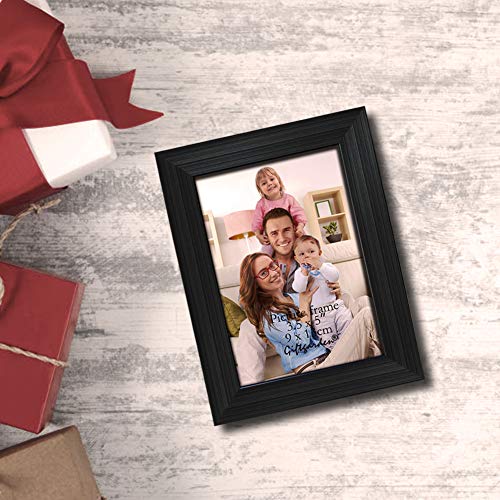 Image of Giftgarden 12 Packs 3.5x5 Black Picture Frame Set for Desktop Display and Wall Mounting Indoor Decor