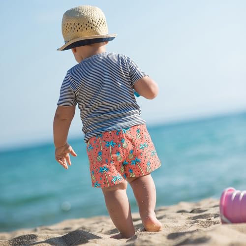 BRISIRA Toddler Boys Swim Trunks Swimsuit Boys Bathing Suit Compression Boxer Brief Liner Anti-Chafe Little Kids Baby 12m-5t4