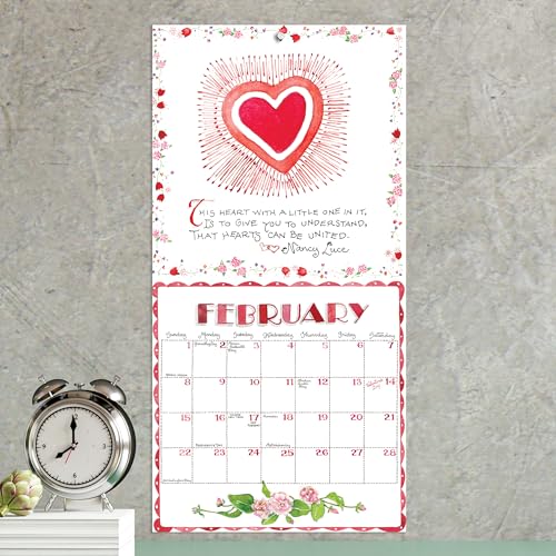 Image of TF Publishing 2026 Susan Branch Mini Calendar with Monthly Grids for Appointments and Scheduling - Vertical Small Wall Calendar 2026 with Premium Matte Paper for Home and Office Organization - 7x7in