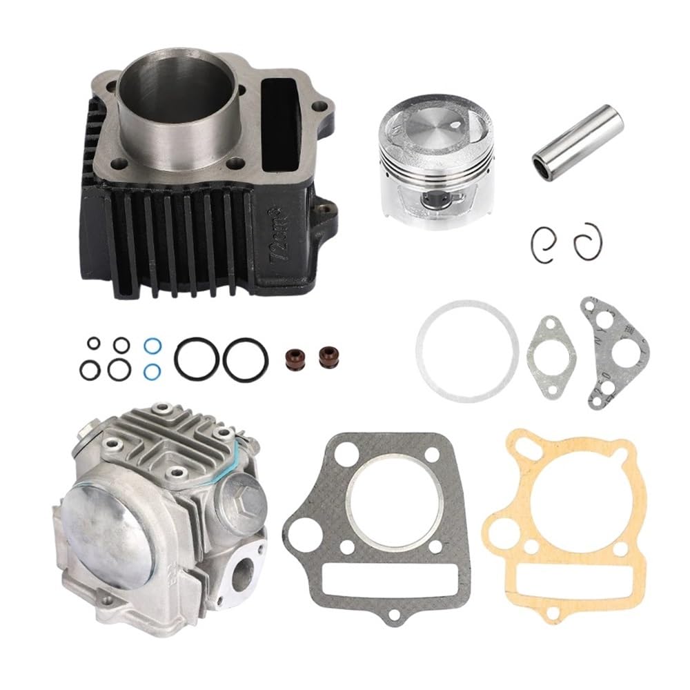 guarnizioni anello pistone Guarnizioni Testa Pistone Cilindro Completo Per Motore Per 70cc CRF70F ATC70 TRX70 CT70 S65 12101-GB0-910 12251-111-730