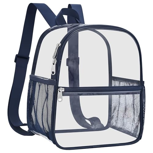 Image of Oraben Clear Backpack Stadium Approved 12X11x6, Waterproof Clear Bag Stadium Backpack for Concert Work Sport Event