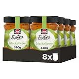 Schwartau Extra Stachelbeere, Konfitüre, 8er Pack (8 x 340 g)