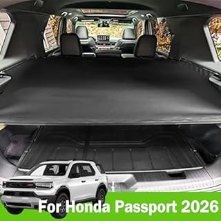 Liizoo Cargo Cover for Honda Passport 2026 Accessories Rear Trunk Cover Rear Trunk Security Cover Shielding Shade