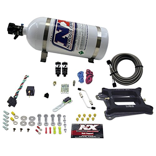 Nitrous Express 40041-10 4150 50-200 HP 4-BBL Hitman Plus Plate System with 10
