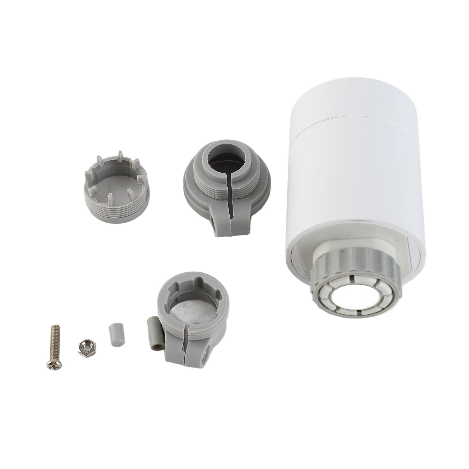 Intelligenter thermostatischer Heizkörpertemperaturregler für Zuhause, Weiß
