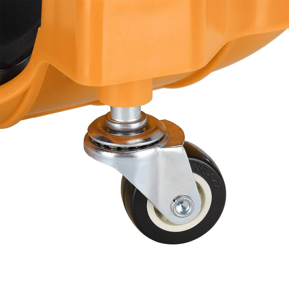 Genouillères à roulettes pour économie de Travail KneeBlade Sangle de sécurité Gliding Wheeled Non Marrin(Yellow)