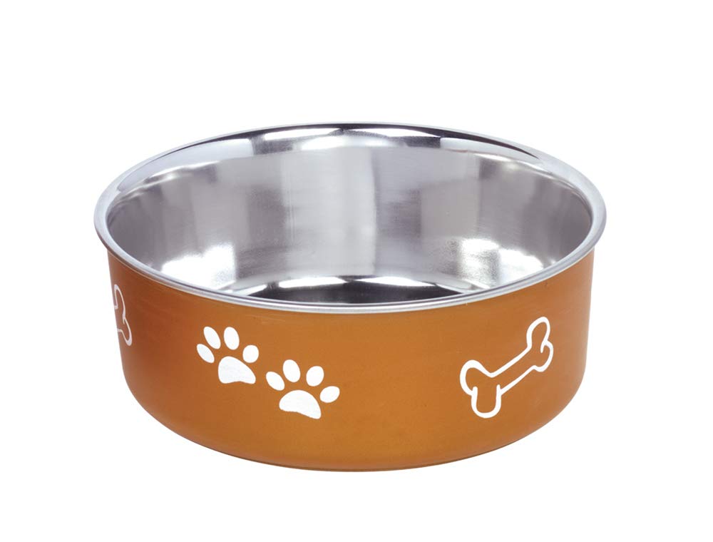 Nobby Fusion Stainless Steel Bowl 16 cm 0.94 Litres Non-Slip Copper