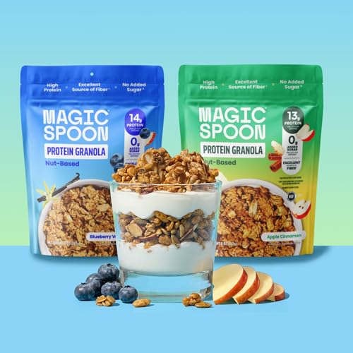 Image of Magic Spoon Blueberry Vanilla High Protein Granola - Low Sugar, 3 Pack