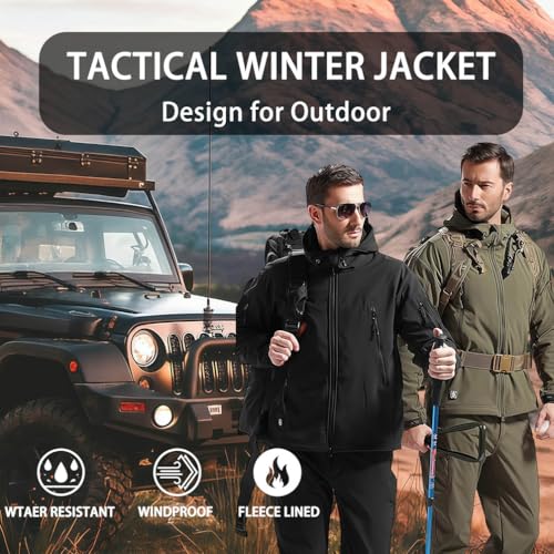 PRMTYUP MilitäRische Softshell-AnzüGe, Taktische Jacke Und Hose, Armee-Kampfanzug, Wasserdichtes Camouflage-Uniform-Set FüR MäNner, Jacke, Hose, Jagdbekleidung,01,XL