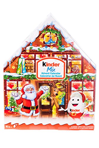 Kinder Mix Advent Calendar- 24 Kinder Confections Assortment, 182 g