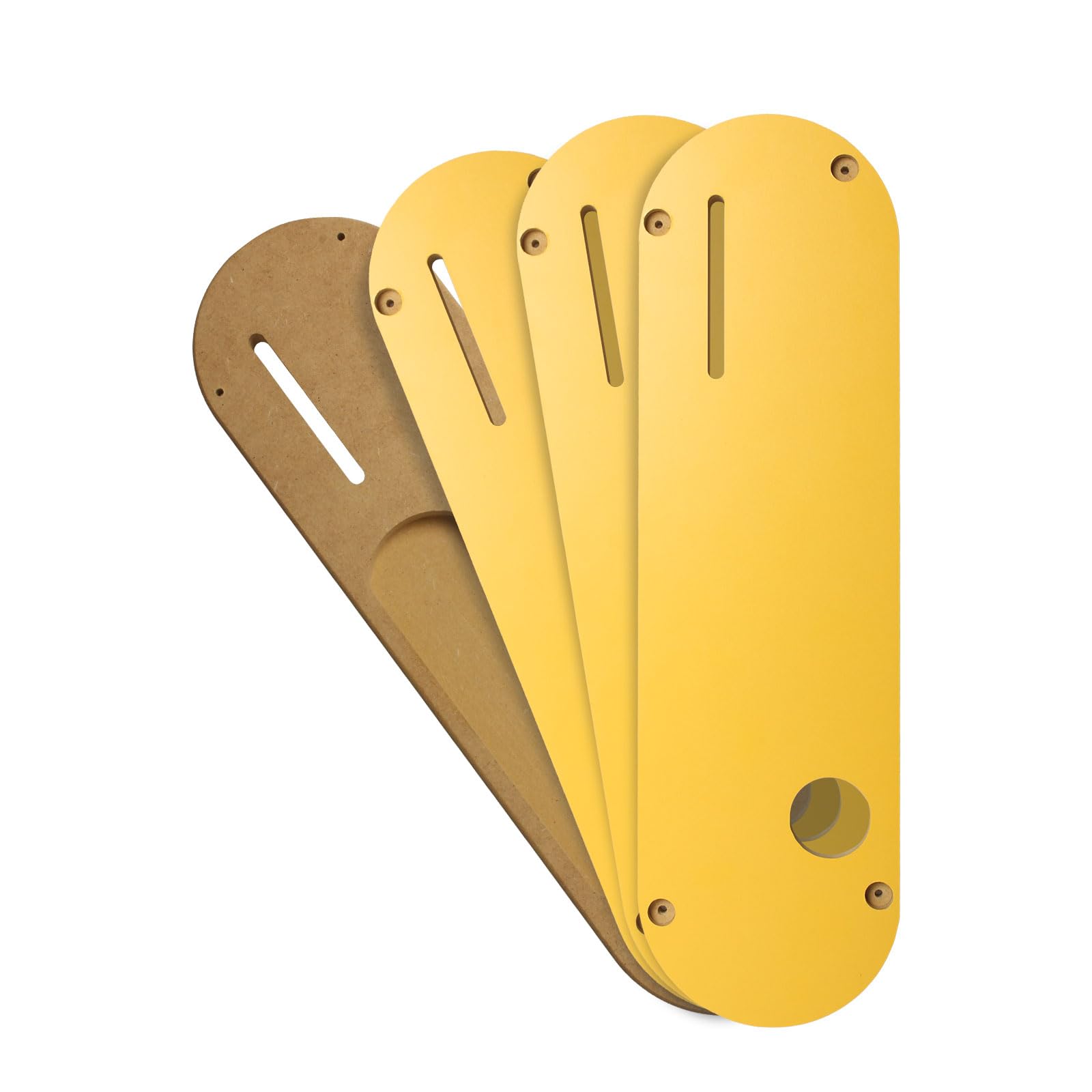 GEAINZero Clearance Inserts For DeWalt Table Saw With Riving Knife Slot 7491, 7491RS, 7490 (Type 1), 744, 745, 746 And 7480 4-Pack