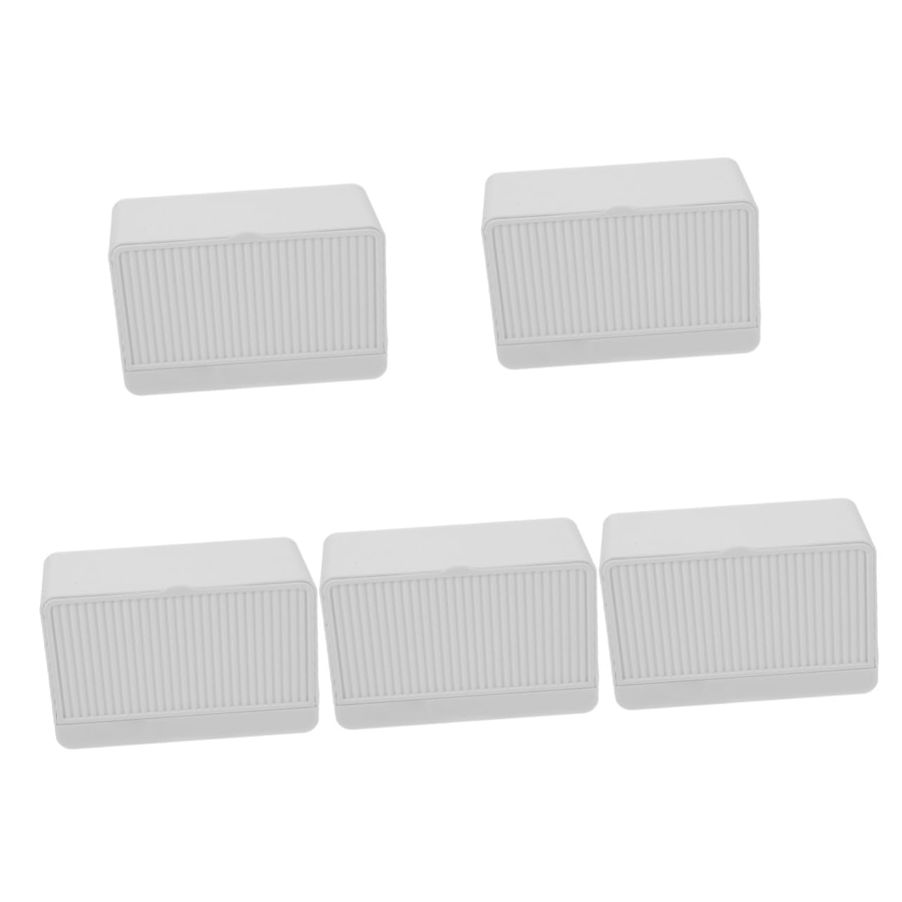 BESTOYARD 5stücke Wandmontierte Seifenbox Mit Abtropfdesign Praktische Abnehmbare Seifenablage Für Badezimmer Bohren Langlebigem Weiße Einzelbox
